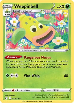Weepinbell (002/163) [Sword & Shield: Battle Styles]-1