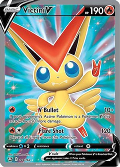 Victini V (144/163) [Sword & Shield: Battle Styles]-1