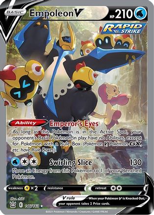 Empoleon V (146/163) [Sword & Shield: Battle Styles]-1