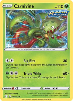 Carnivine (009/163) [Sword & Shield: Battle Styles]-1