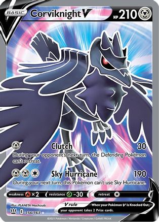 Corviknight V (156/163) [Sword & Shield: Battle Styles]-1