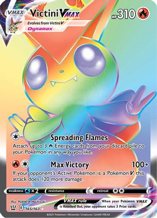 Victini VMAX (165/163) [Sword & Shield: Battle Styles]-1