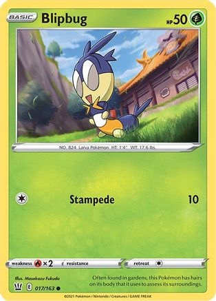 Blipbug (017/163) [Sword & Shield: Battle Styles]-1