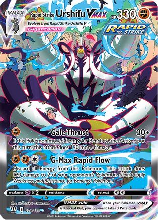 Rapid Strike Urshifu VMAX (170/163) [Sword & Shield: Battle Styles]-1