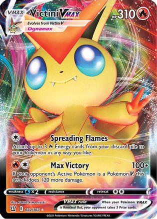 Victini VMAX (022/163) [Sword & Shield: Battle Styles]-1