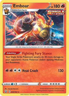 Emboar (025/163) [Sword & Shield: Battle Styles]-1