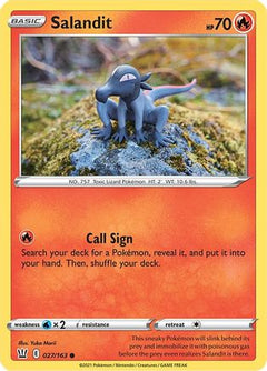 Salandit (027/163) [Sword & Shield: Battle Styles]-1