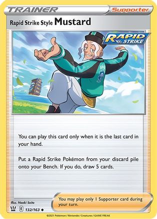 Rapid Strike Style Mustard (132/163) [Sword & Shield: Battle Styles]-1