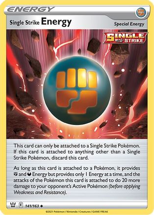 Single Strike Energy (141/163) [Sword & Shield: Battle Styles]-1