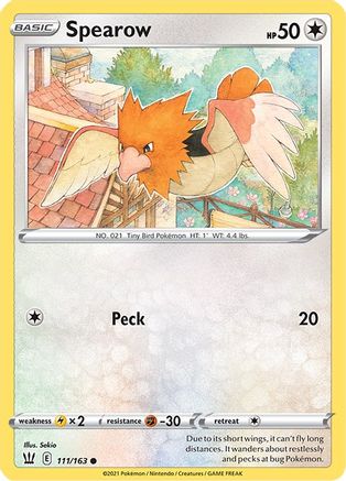 Spearow (111/163) [Sword & Shield: Battle Styles]-1
