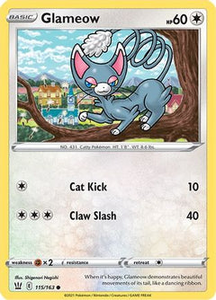 Glameow (115/163) [Sword & Shield: Battle Styles]-1