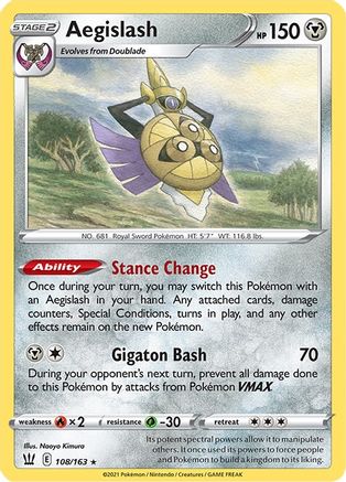 Aegislash (108/163) [Sword & Shield: Battle Styles]-1