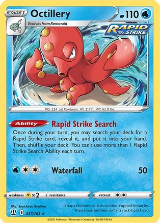 Octillery (037/163) [Sword & Shield: Battle Styles]-1