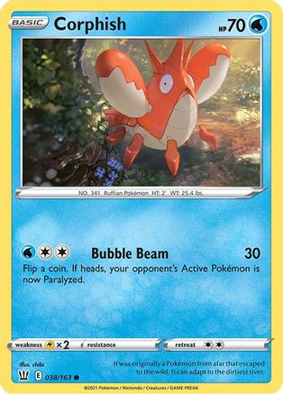 Corphish (038/163) [Sword & Shield: Battle Styles]-1
