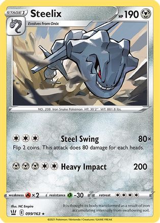 Steelix (099/163) [Sword & Shield: Battle Styles]-1