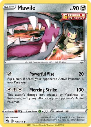 Mawile (100/163) [Sword & Shield: Battle Styles]-1