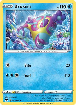 Bruxish (043/163) [Sword & Shield: Battle Styles]-1