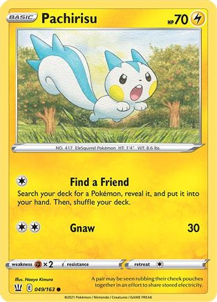 Pachirisu (049/163) [Sword & Shield: Battle Styles]-1