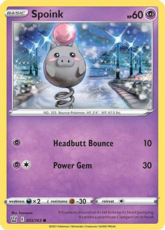 Spoink (055/163) [Sword & Shield: Battle Styles]-1