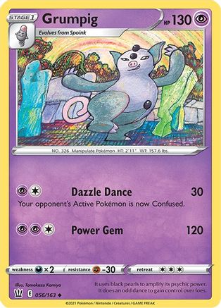 Grumpig (056/163) [Sword & Shield: Battle Styles]-1