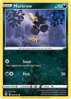 Murkrow (093/163) [Sword & Shield: Battle Styles]-1