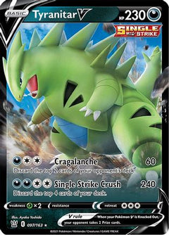 Tyranitar V (097/163) [Sword & Shield: Battle Styles]-1
