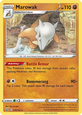 Marowak (070/163) [Sword & Shield: Battle Styles]-1
