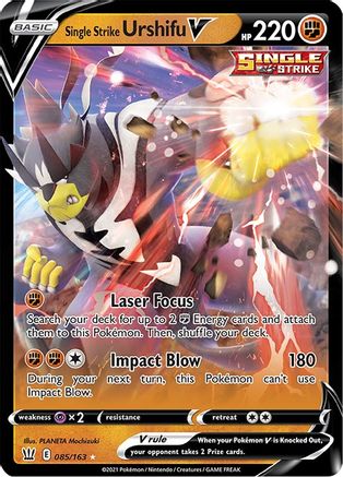 Single Strike Urshifu V (085/163) [Sword & Shield: Battle Styles]-1