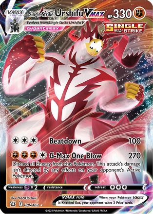 Single Strike Urshifu VMAX (086/163) [Sword & Shield: Battle Styles]-1