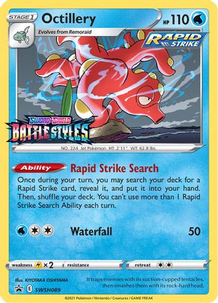Octillery (SWSH089) (Prerelease Promo) [Sword & Shield: Black Star Promos]-1