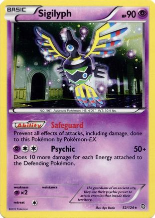 Sigilyph (52/124) (Cosmos Holo) [Black & White: Dragons Exalted]-1