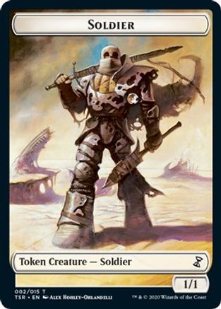 Soldier Token (TSR-002) - Time Spiral: Remastered-1
