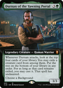 Durnan of the Yawning Portal (Extended Art) [Commander Legends: Battle for Baldur's Gate]-1