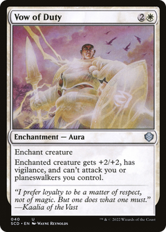 Vow of Duty (SCD-040) - Starter Commander Decks-1