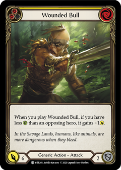 Wounded Bull (Yellow) [U-WTR201] (Welcome to Rathe Unlimited)  Unlimited Rainbow Foil-2