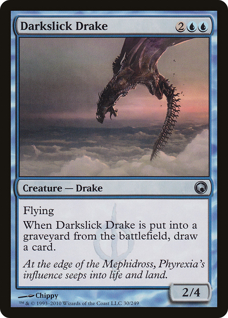 Darkslick Drake [Scars of Mirrodin]-1