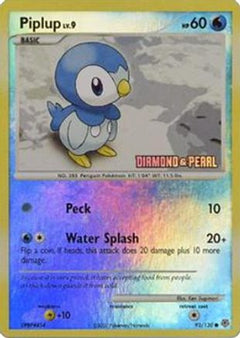 Piplup (93/130) (Diamond and Pearl) [Burger King Promos: 2008 Collection]-1