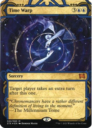Time Warp (Foil Etched) [Strixhaven: School of Mages Mystical Archive]-1
