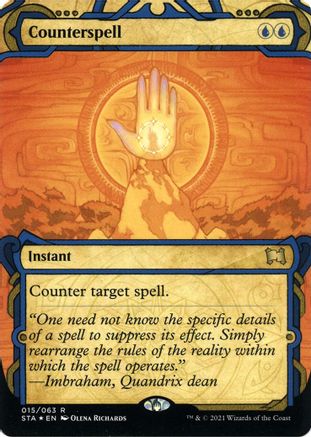 Counterspell (Foil Etched) [Strixhaven: School of Mages Mystical Archive]-1