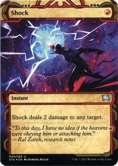 Shock (Foil Etched) [Strixhaven: School of Mages Mystical Archive]-1