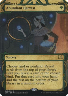 Abundant Harvest (Foil Etched) [Strixhaven: School of Mages Mystical Archive]-1