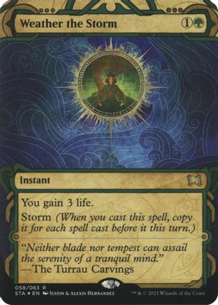 Weather the Storm (Foil Etched) (STA-058) - Strixhaven Mystical Archive (Borderless) Foil-1