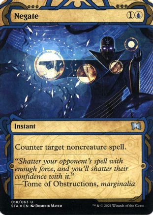 Negate (Foil Etched) [Strixhaven: School of Mages Mystical Archive]-1