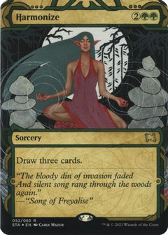 Harmonize (Foil Etched) [Strixhaven: School of Mages Mystical Archive]-1