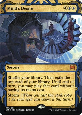 Mind's Desire (Foil Etched) [Strixhaven: School of Mages Mystical Archive]-1