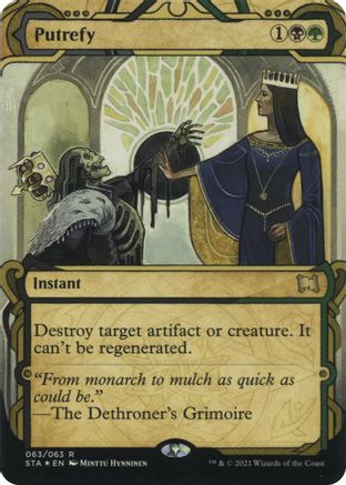 Putrefy (Foil Etched) [Strixhaven: School of Mages Mystical Archive]-1