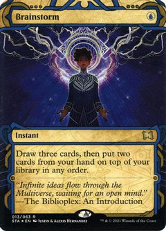 Brainstorm (Foil Etched) [Strixhaven: School of Mages Mystical Archive]-1