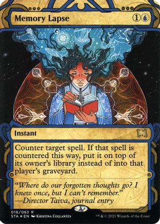 Memory Lapse (Foil Etched) [Strixhaven: School of Mages Mystical Archive]-1