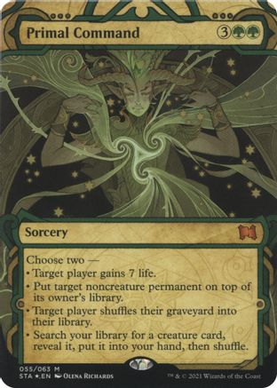 Primal Command (Foil Etched) [Strixhaven: School of Mages Mystical Archive]-1