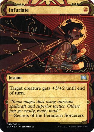 Infuriate (Foil Etched) [Strixhaven: School of Mages Mystical Archive]-1